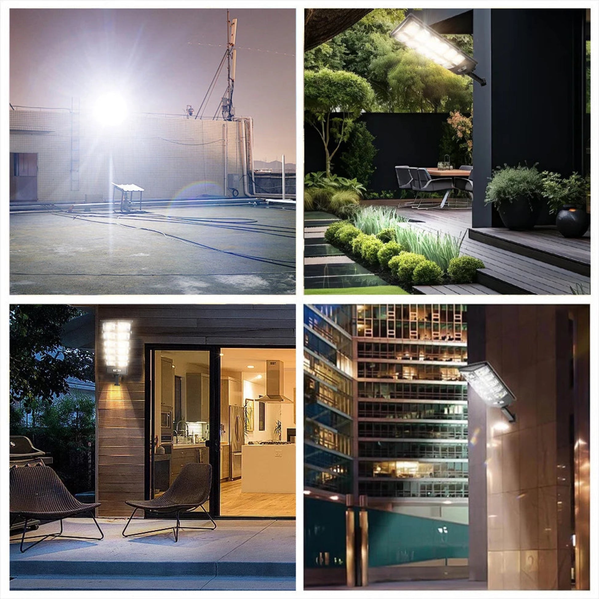Weatherproof solar street light with 12000 lumens, enhancing curb appeal and safety on dark roads.