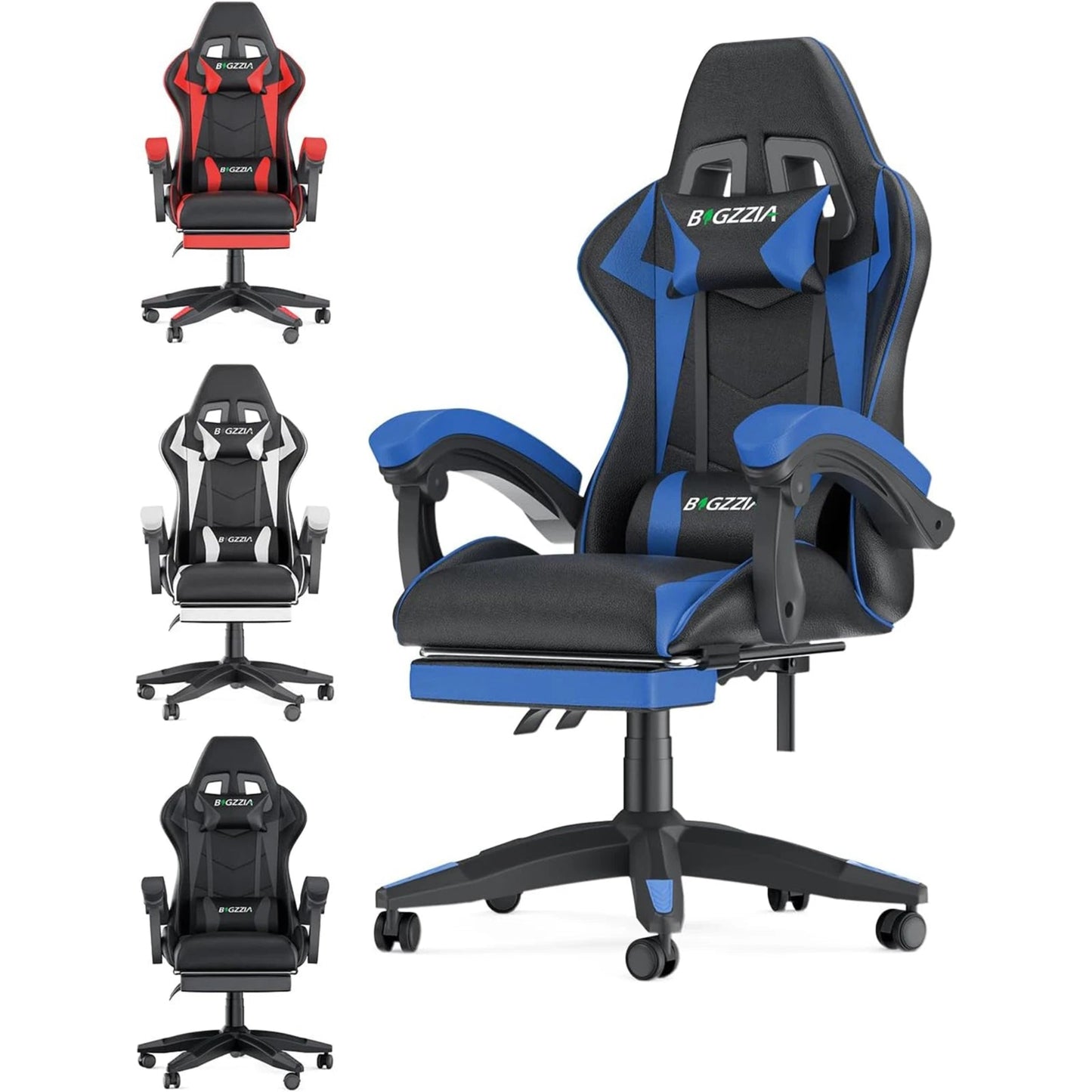 BIGZZIA High-Back Gaming Chair for Comfort