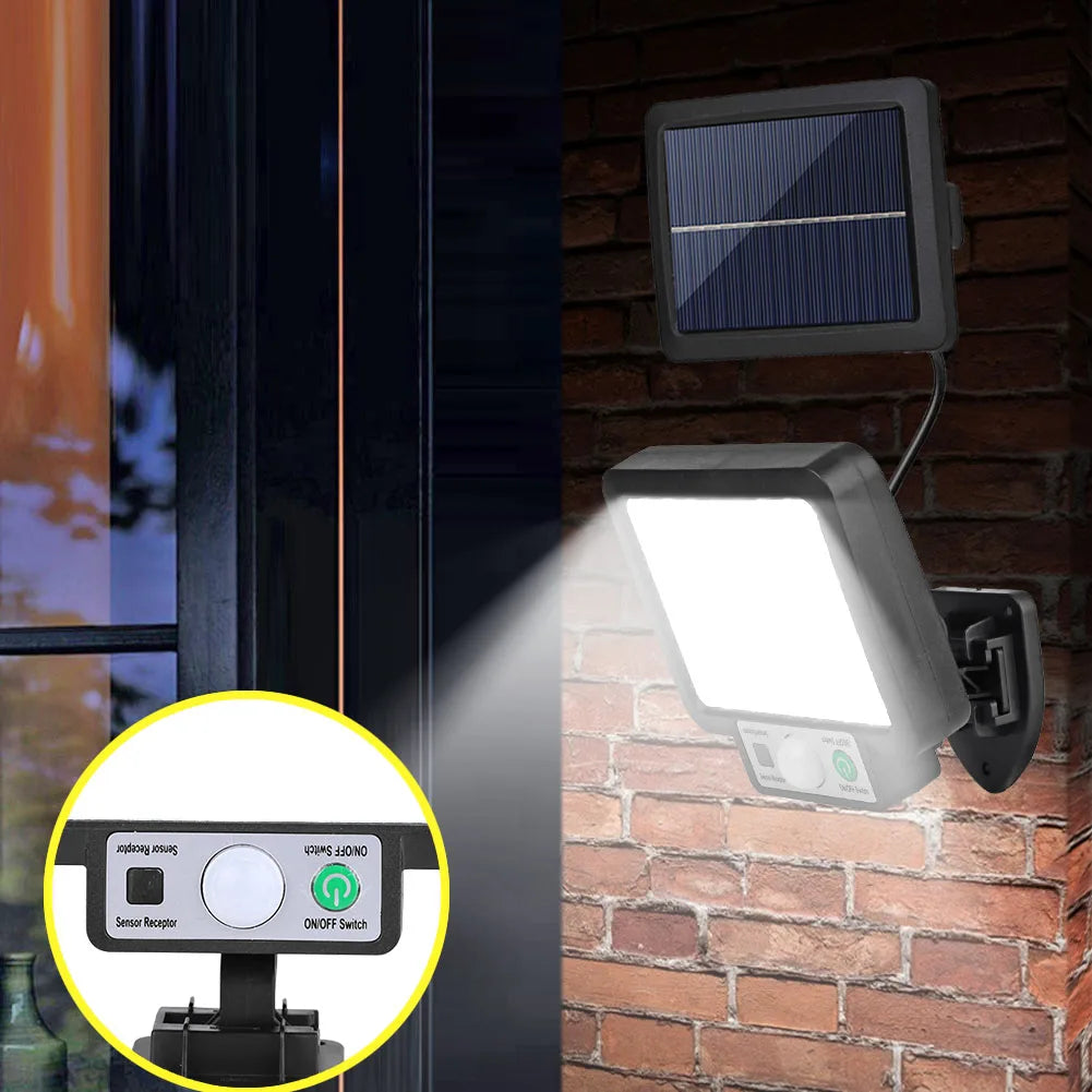 COB LED Solar Motion Light Perfect for Garden Decor