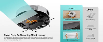 Lefant M320 Robot Vacuum Cleaner Slim Design