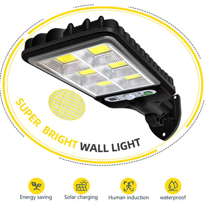 Bright Solar Motion Wall Light Perfect for Garden Use