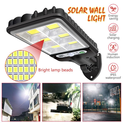 Bright Solar Motion Wall Light Perfect for Garden Use