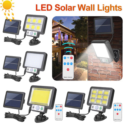 COB LED Solar Motion Light Perfect for Garden Decor