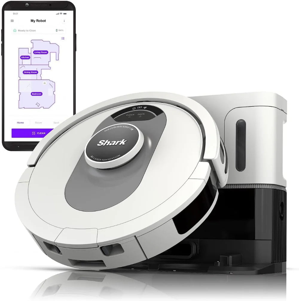 Voice Control Robot Vacuum Self-Empty Home Mapping