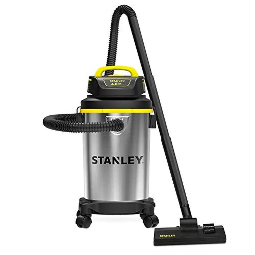 Stanley 4 Gallon Wet Dry Vacuum Stainless Steel Tank