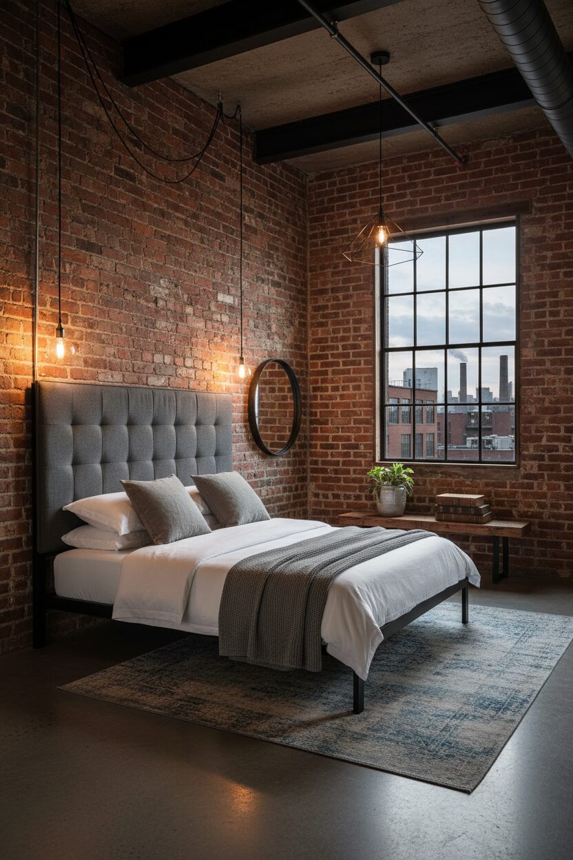 Exposed Red Brick Focal Walls
