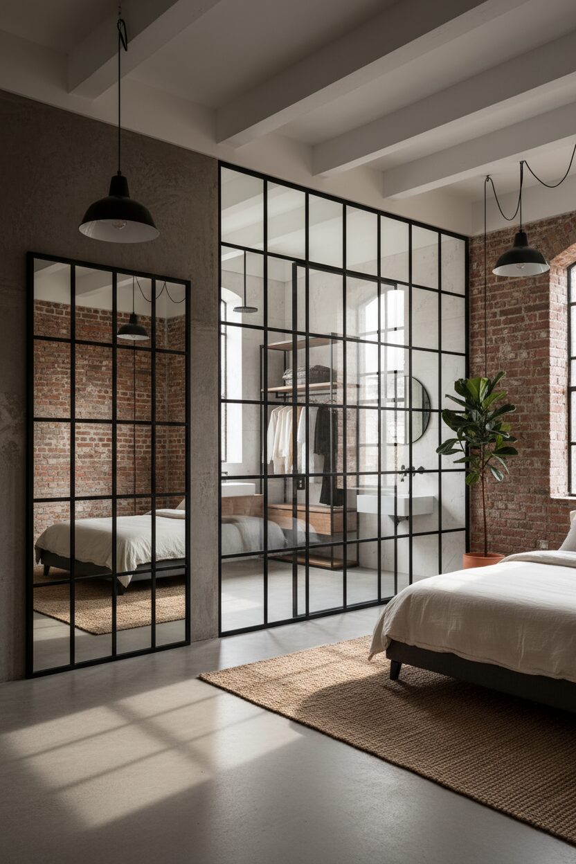Crittall-Style Glass Partitions and Mirrors