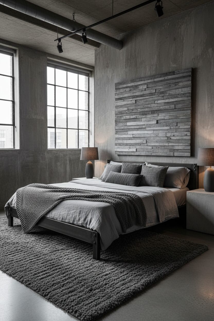 Layered Textural Monochromatic Grays