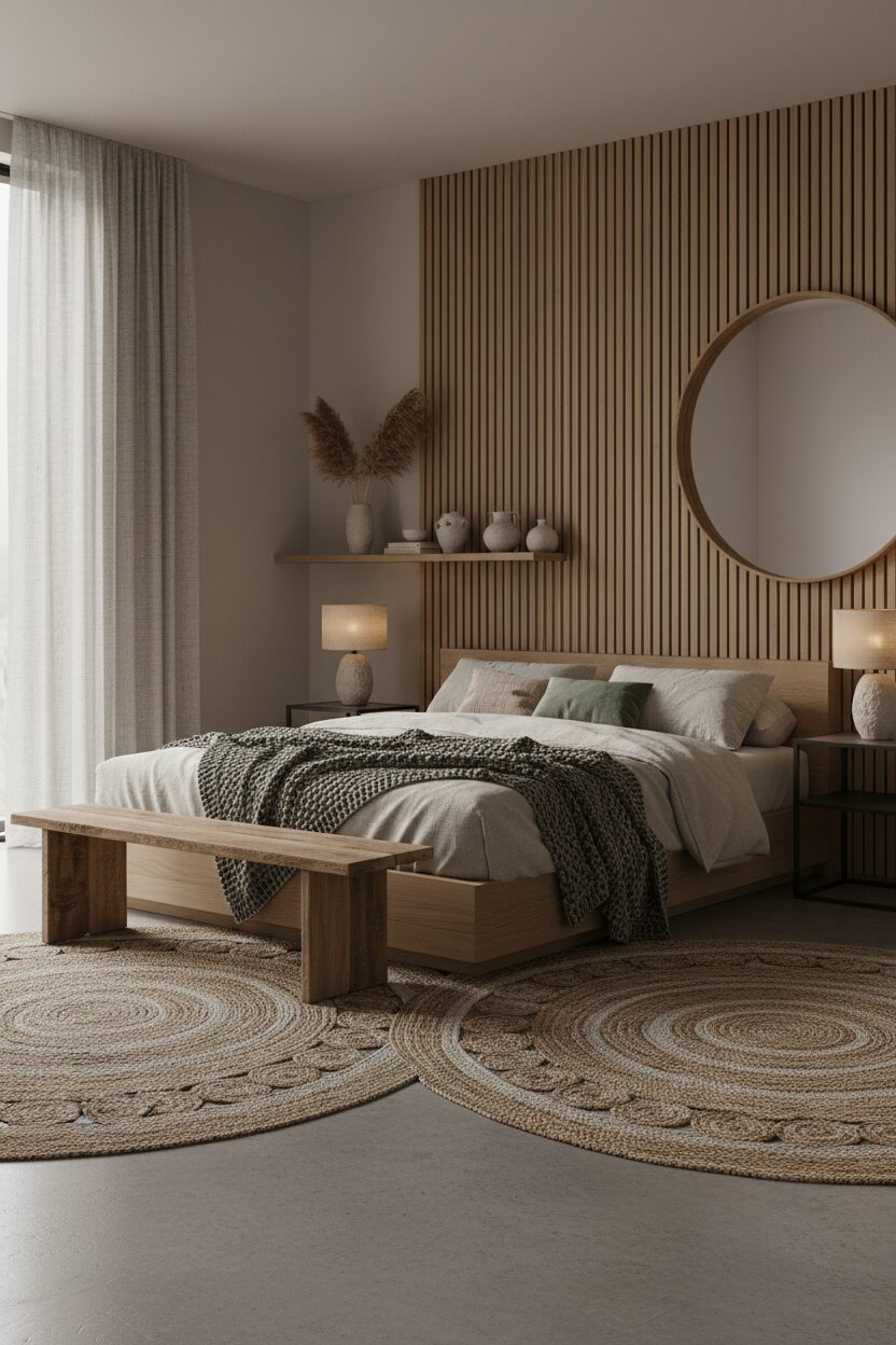 Organic Textures Meet Linear Form