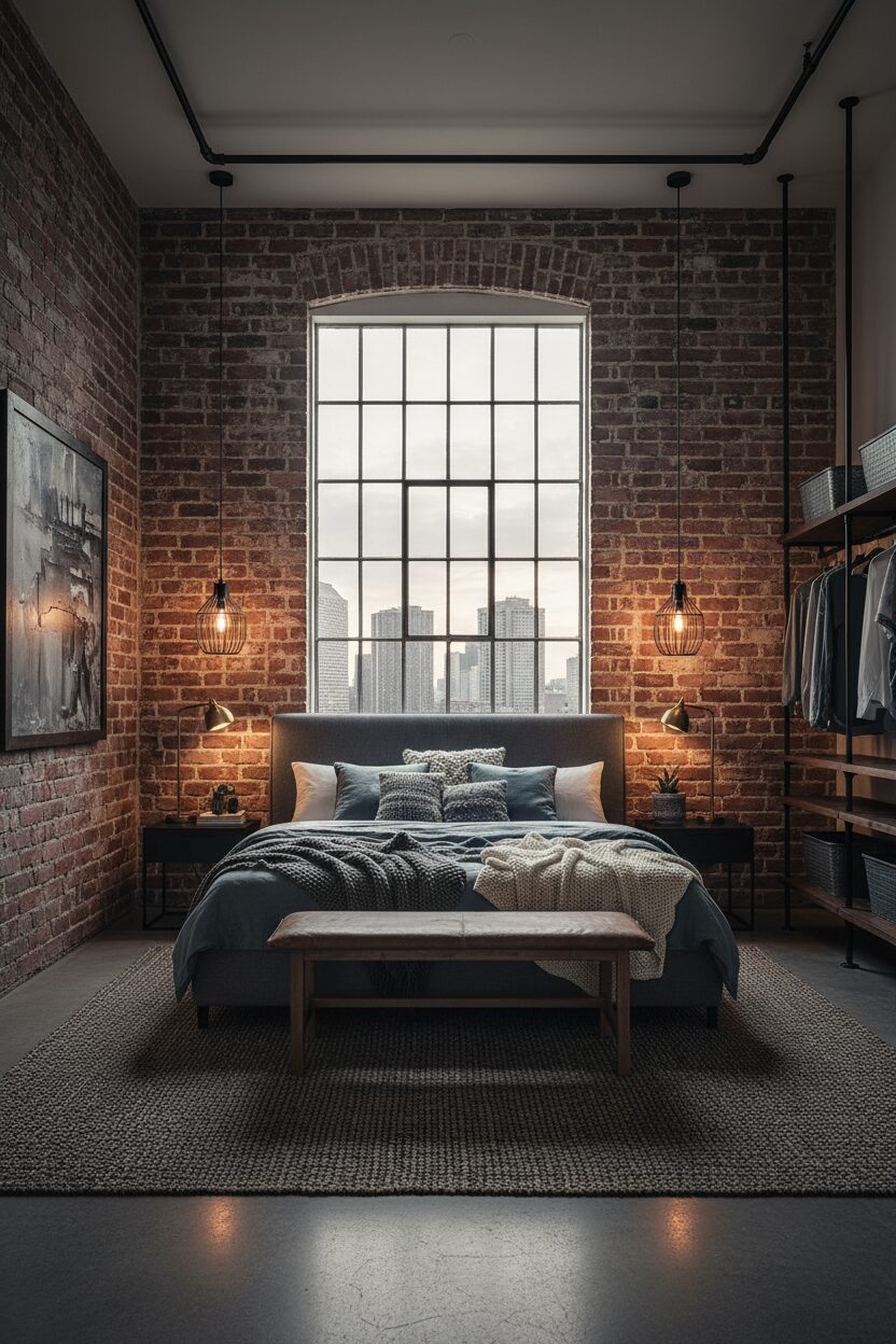 Exposed Brick Accent Walls