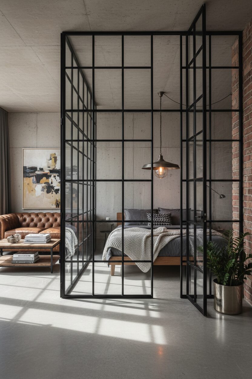 Crittall-Style Steel Glass Partitions