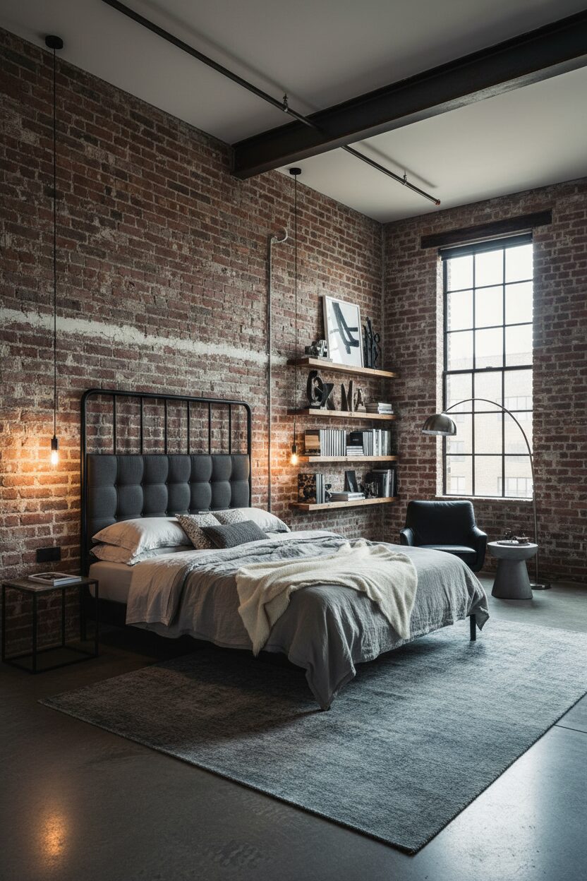Exposed Brick Accent Walls