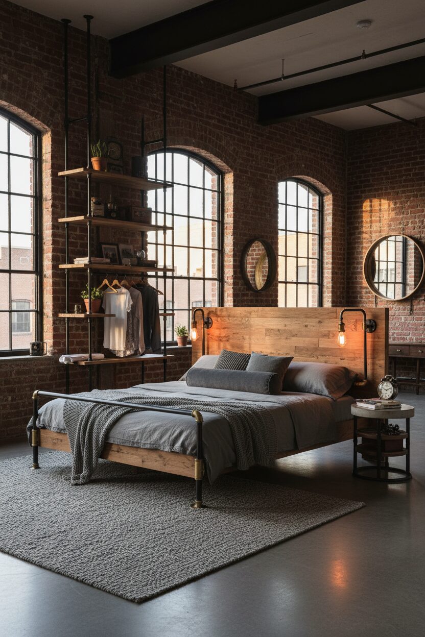 Repurposed Pipe Furniture Accents