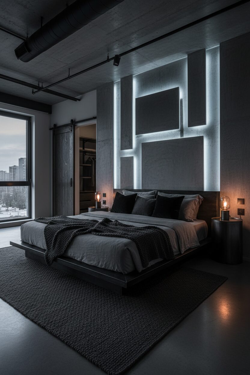 Monochromatic Charcoal Color Palette