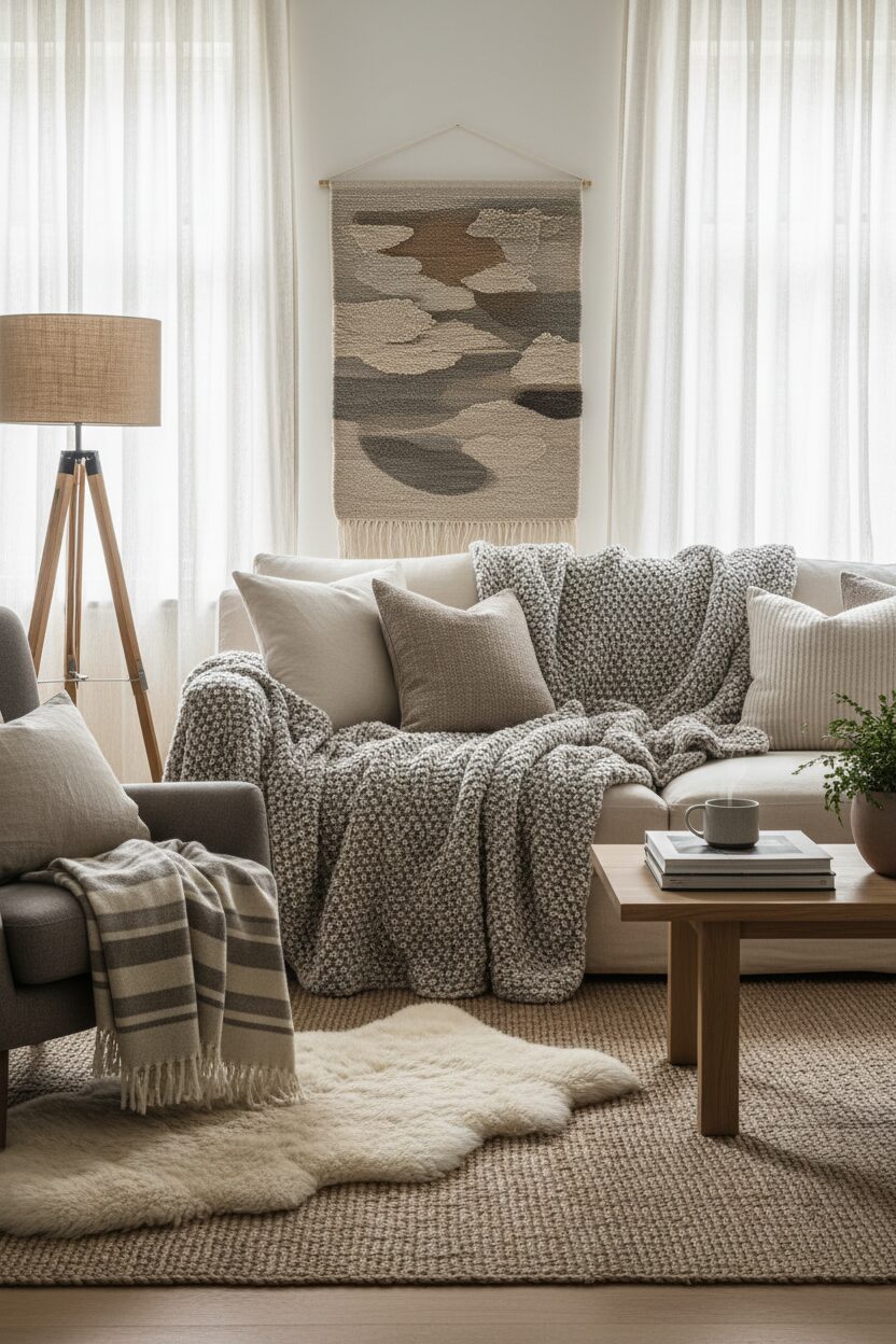 Embrace the Hygge Atmosphere with Layered Textiles