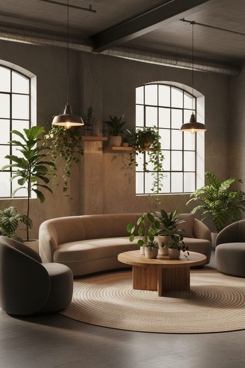 Softened Edges with Curated Greenery