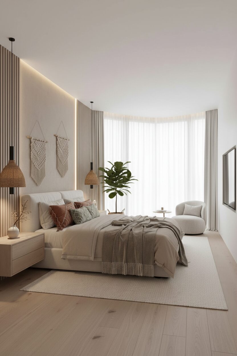 Serene Earthy Minimalist Retreat