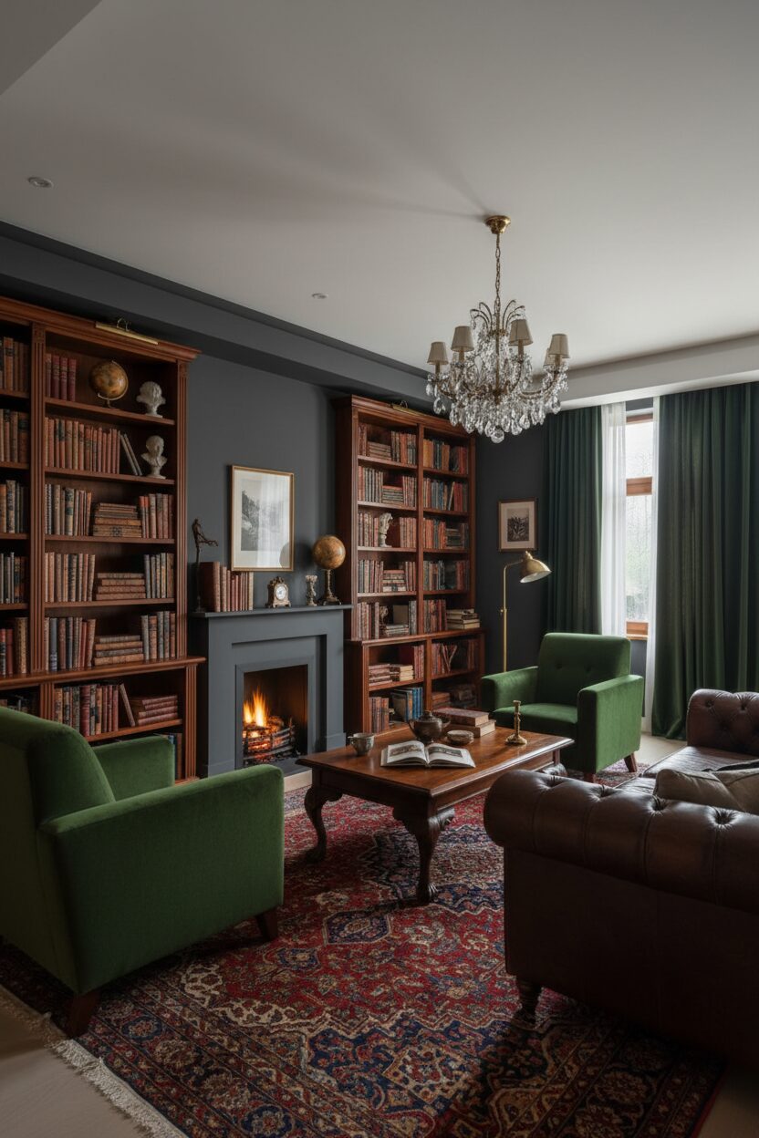 Sophisticated Scholar's Moody Library Retreat