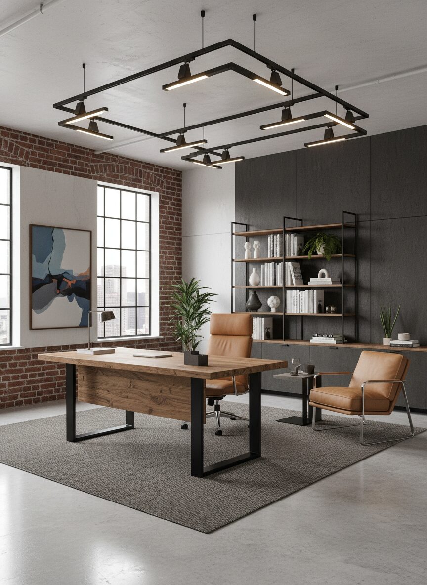 Modern Industrial Executive Office