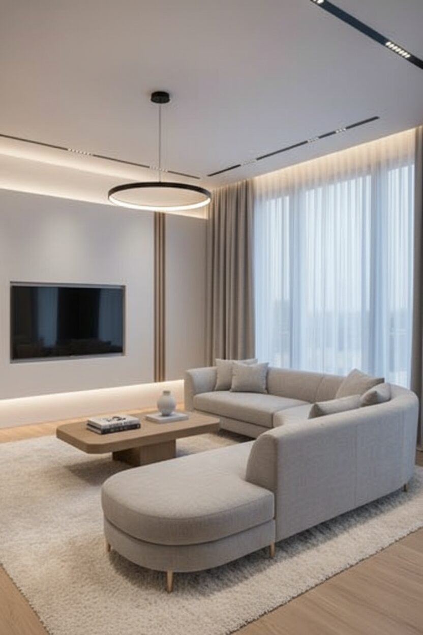 Serene Contemporary Living Space