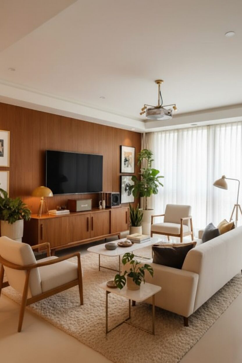 Sunlit Mid-Century Sanctuary