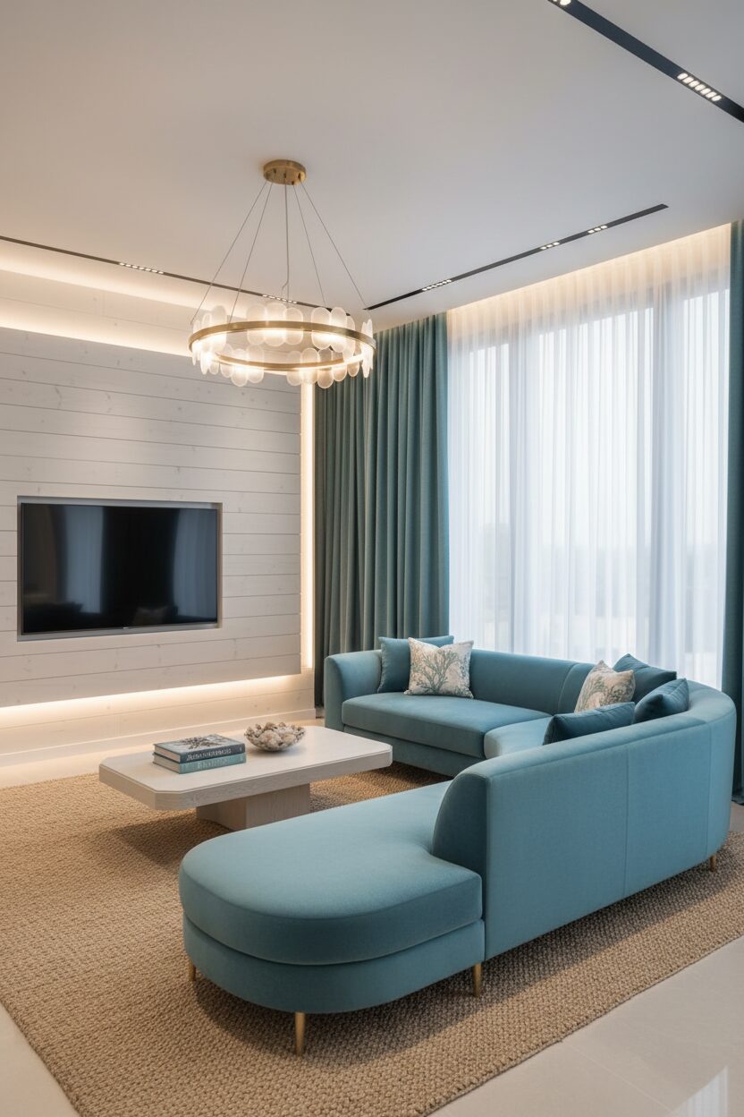 Serene Coastal Azure Haven