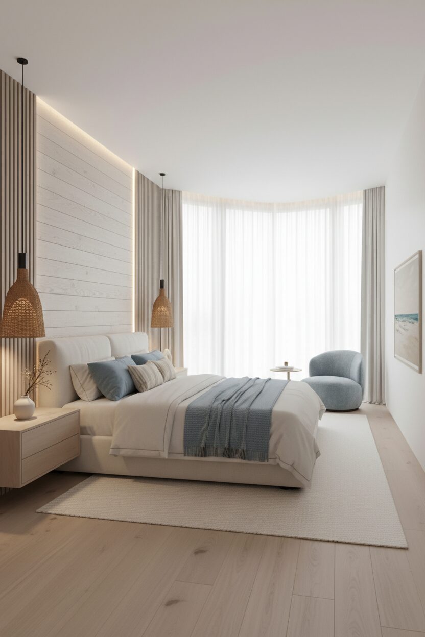 Serene Coastal Minimalist Sanctuary