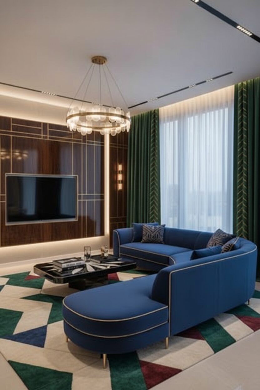 Bold Blue and Green Sanctuary