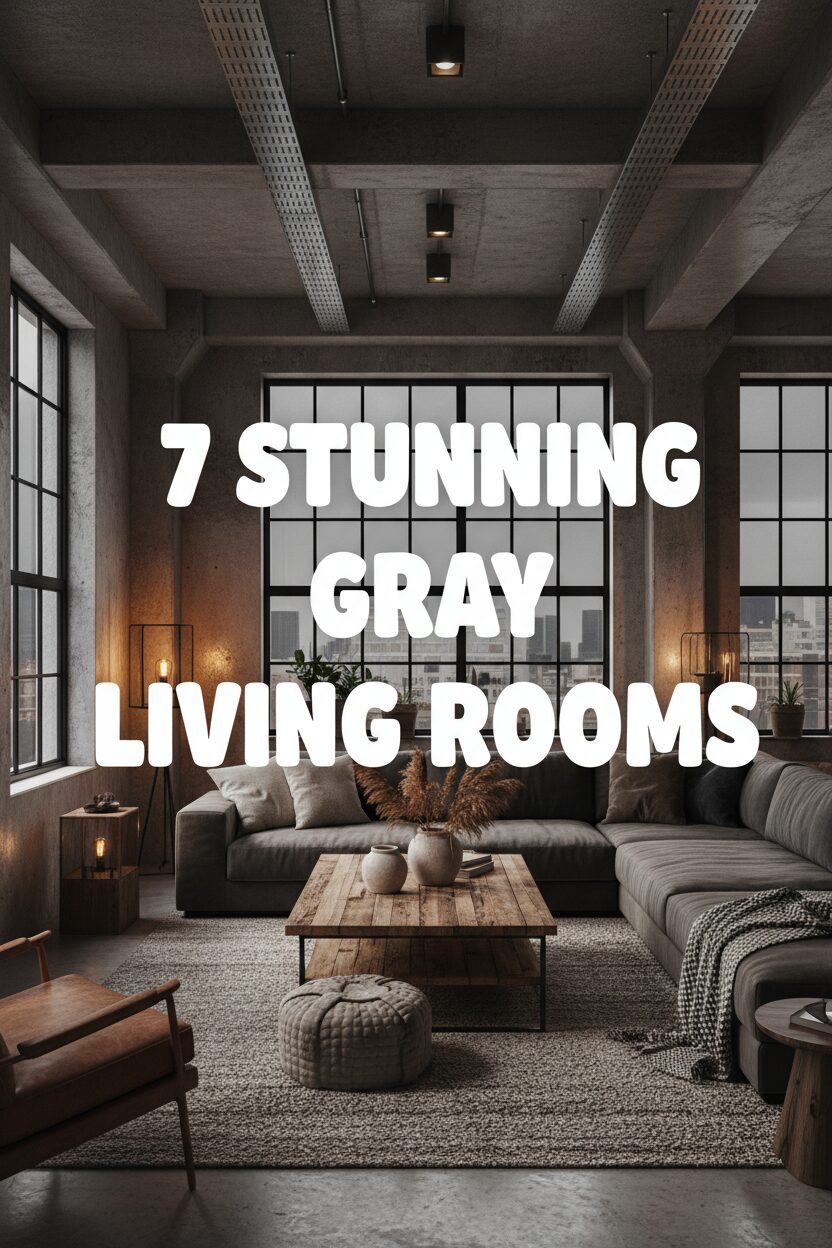 7 Stunning Gray Living Rooms