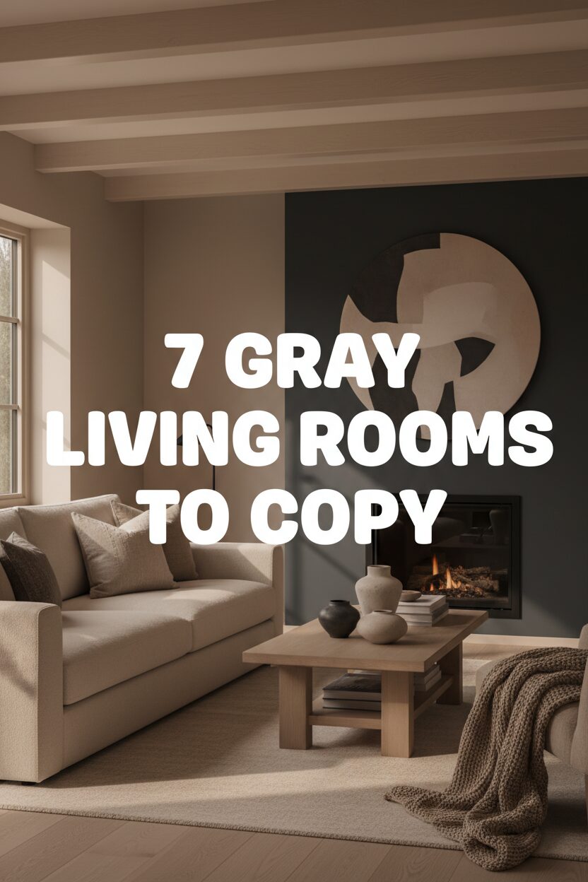 7 Gray Living Rooms to Copy