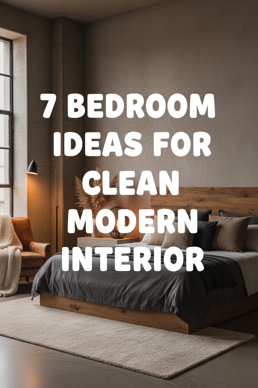 7 Bedroom Ideas for Clean Modern Interior