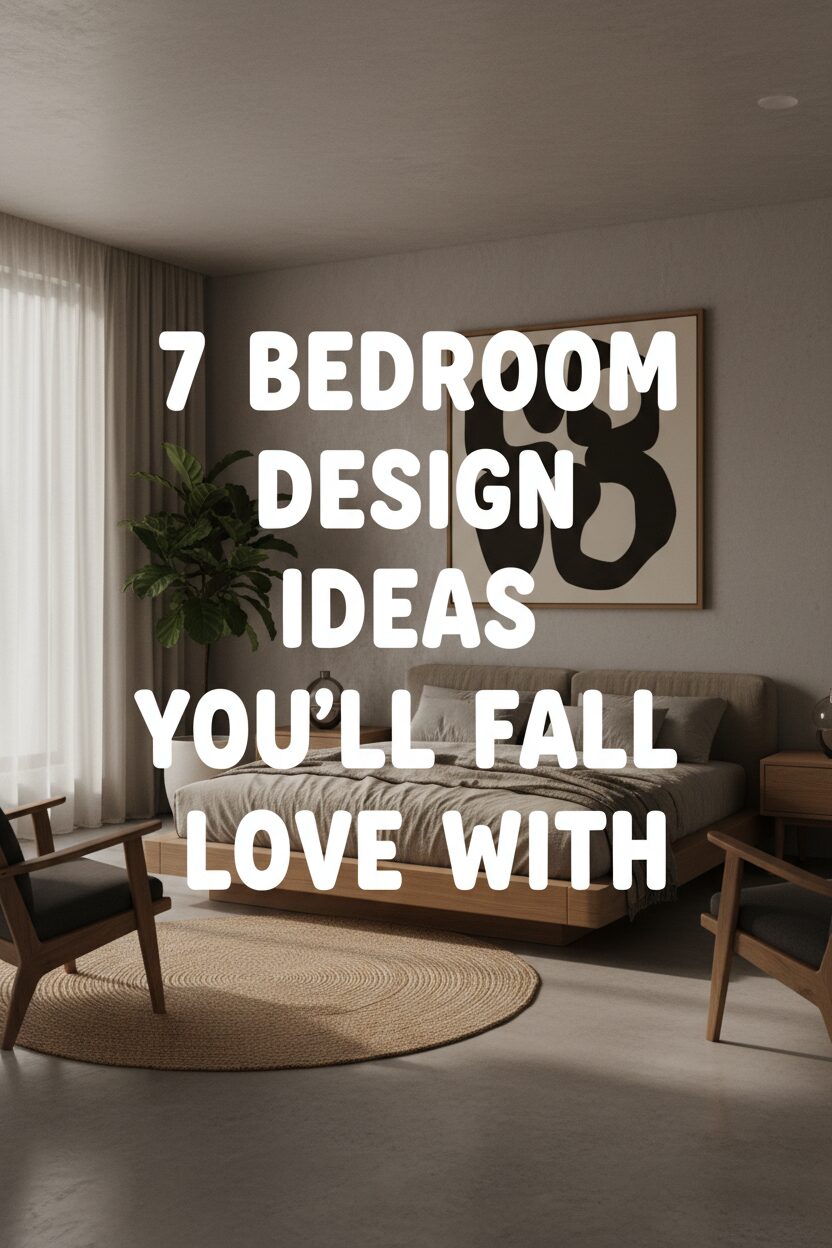 7 Bedroom Design Ideas You’ll Fall in Love With