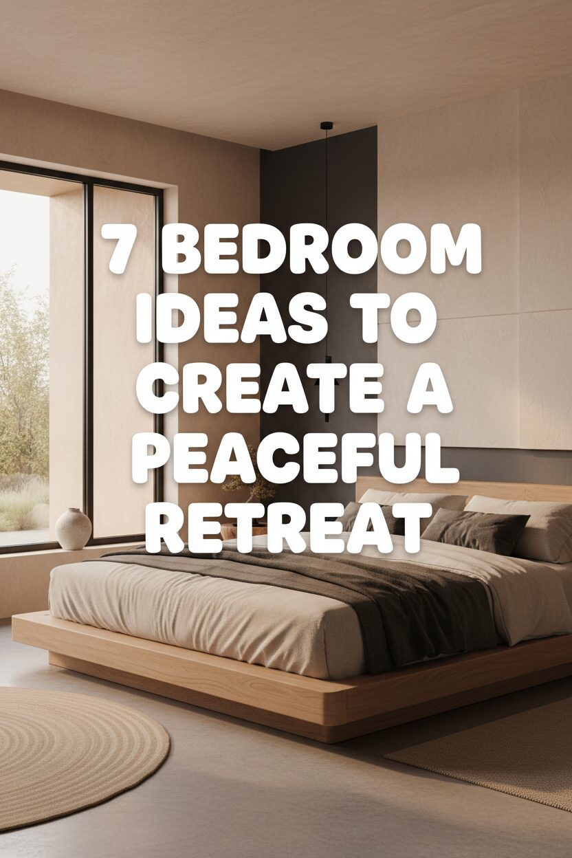 7 Bedroom Ideas to Create a Peaceful Retreat