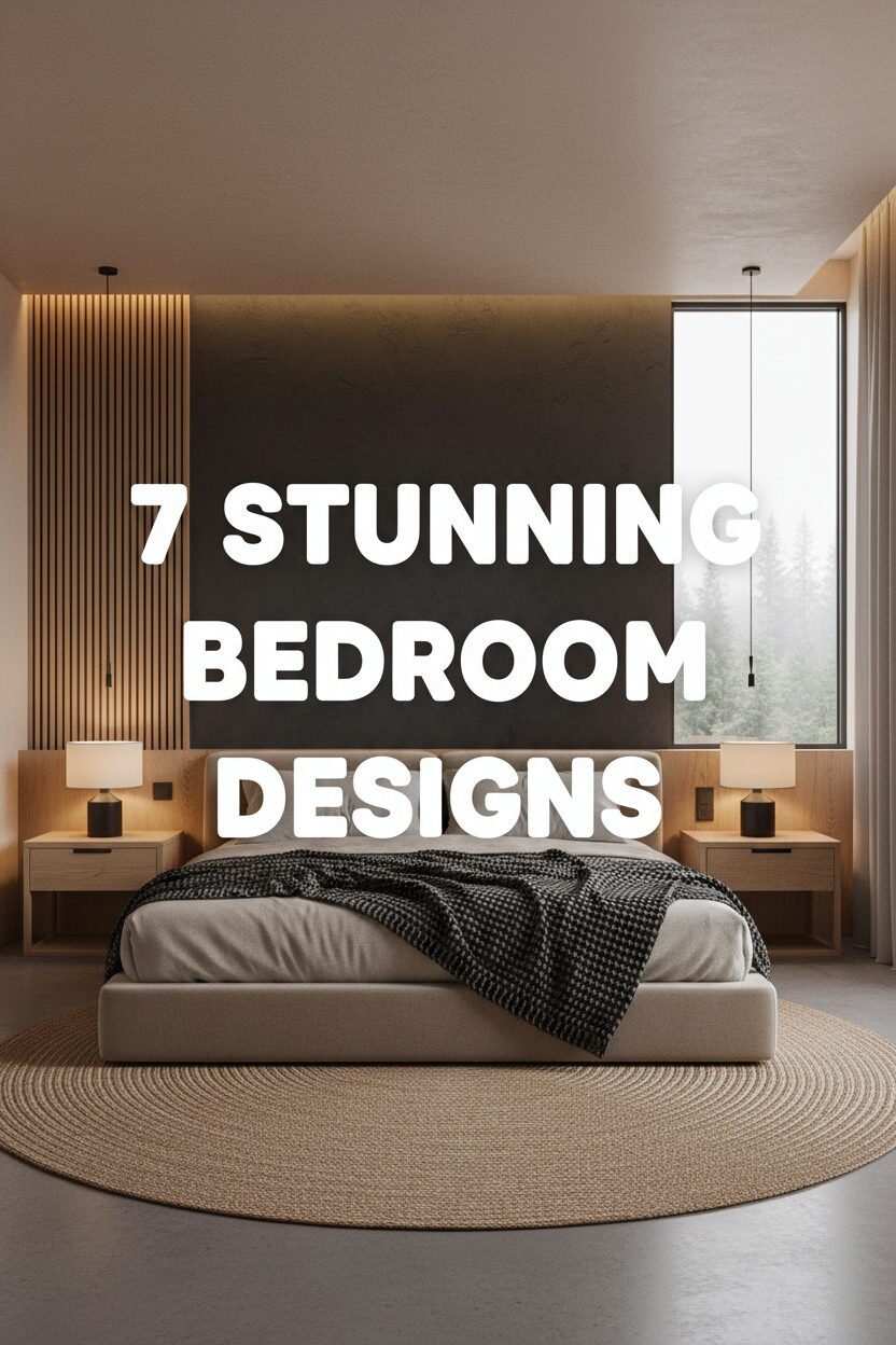 7 Stunning Bedroom Designs