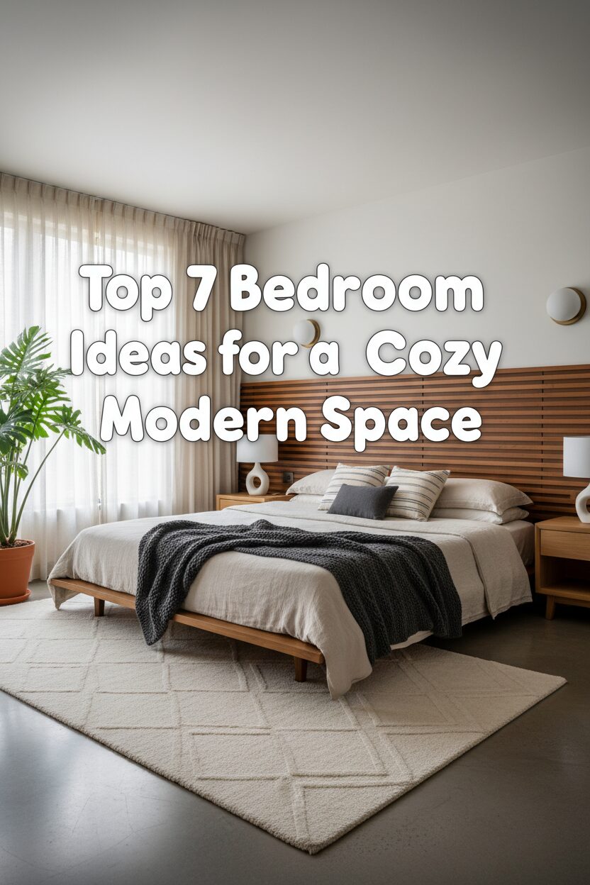 Top 7 Bedroom Ideas for a Cozy Modern Space