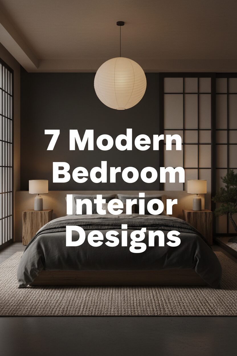 7 Modern Bedroom Interior Designs