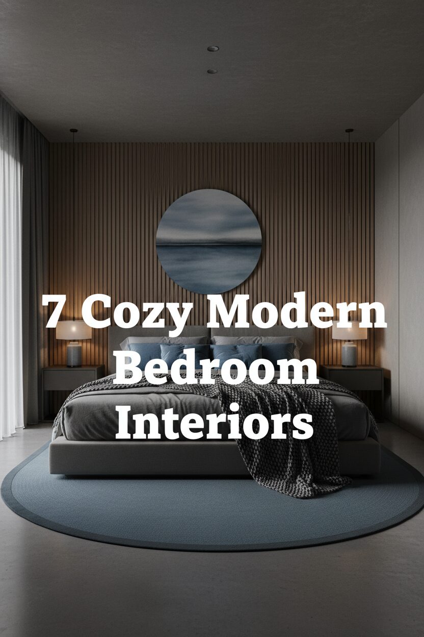 7 Cozy Modern Bedroom Interiors