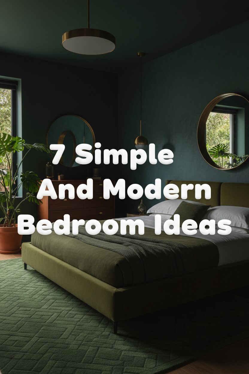 7 Simple And Modern Bedroom Ideas