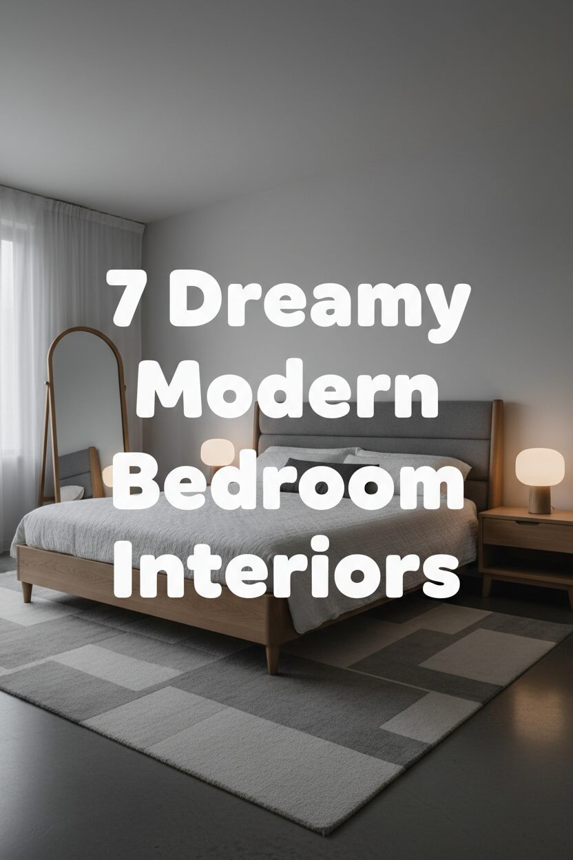 7 Dreamy Modern Bedroom Interiors