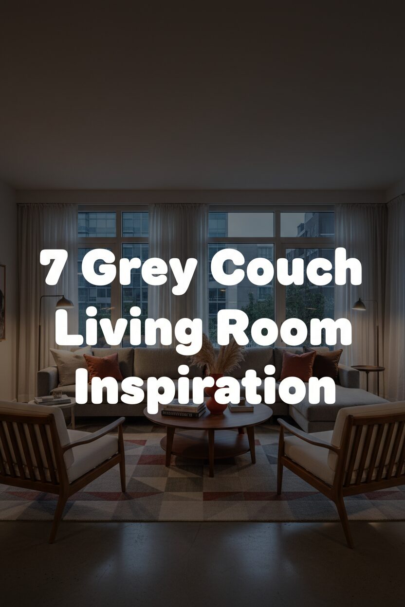 7 Grey Couch Living Room Inspiration