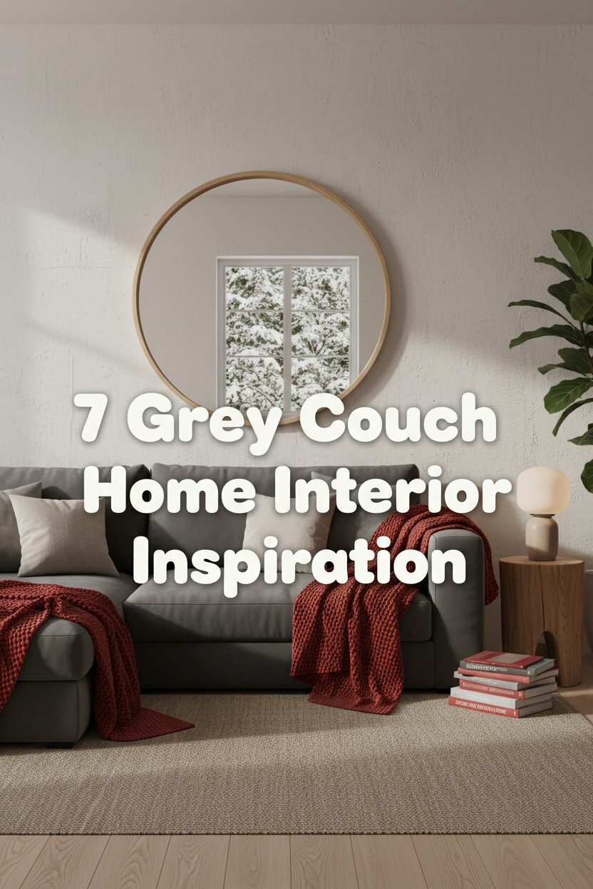 7 Grey Couch Home Interior Inspiration