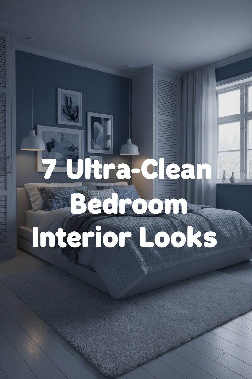 7 Ultra-Clean Bedroom Interior Looks