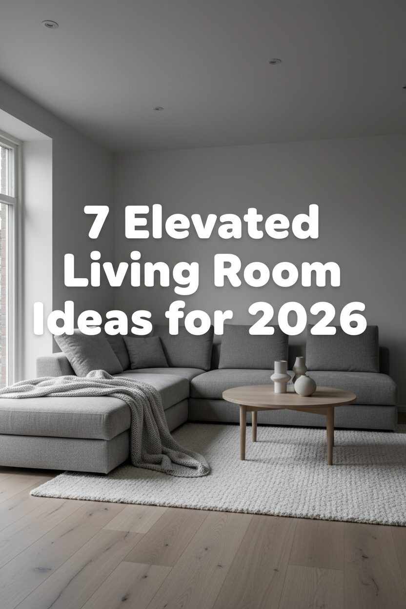 7 Elevated Living Room Ideas for 2026