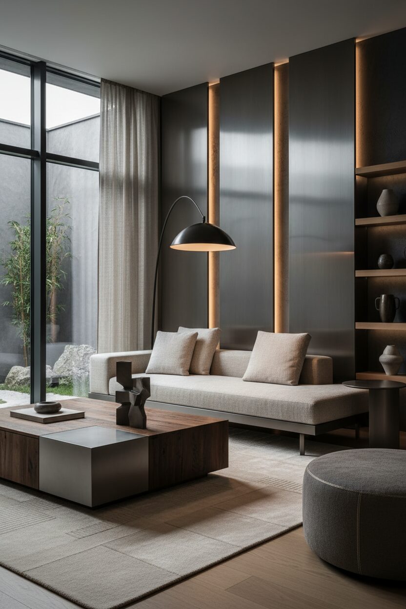 Steel Gray Metallic Details