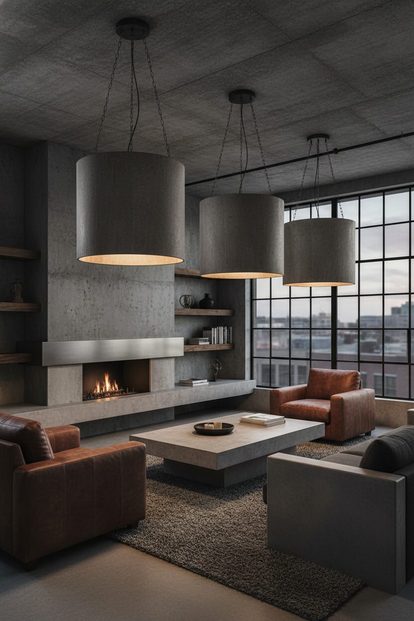 Statement Concrete Lighting