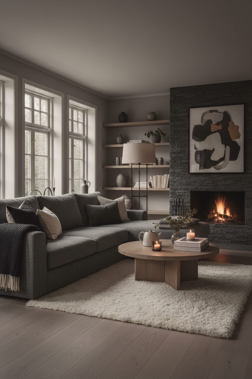 Cozy Charcoal Comfort