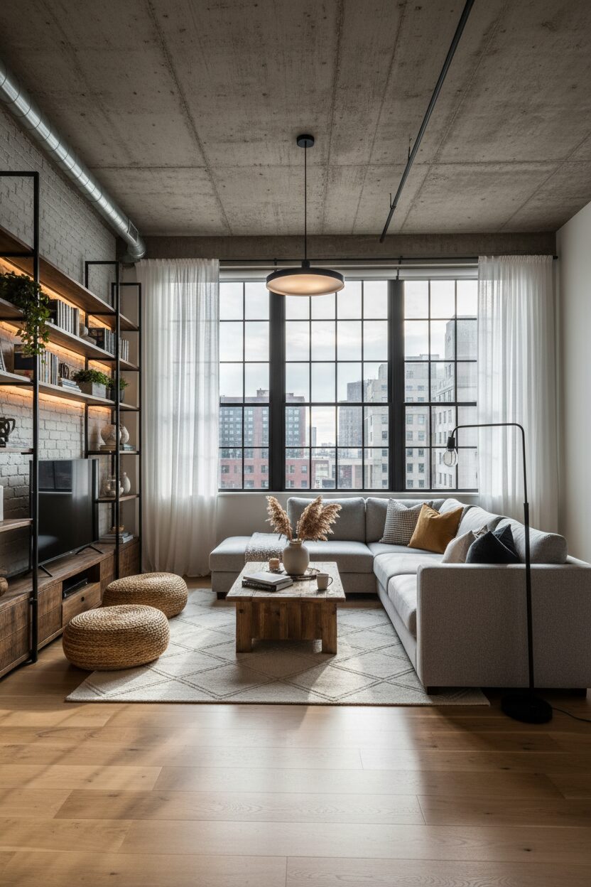 Industrial Scandinavian Loft