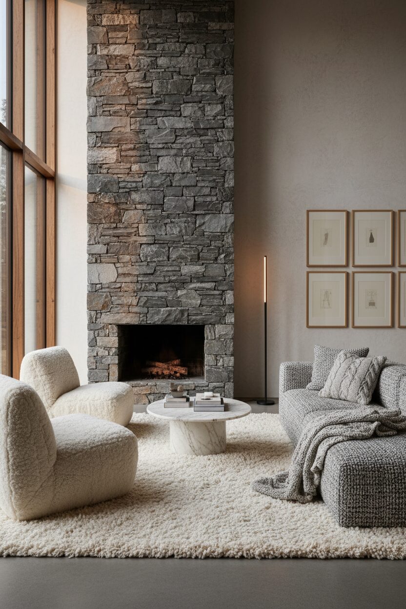 Textures of Stone and Wool