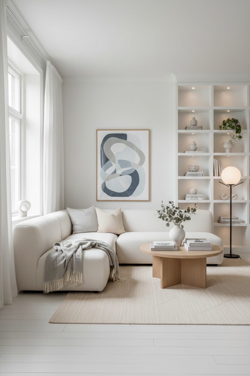 Start with Bright White Walls