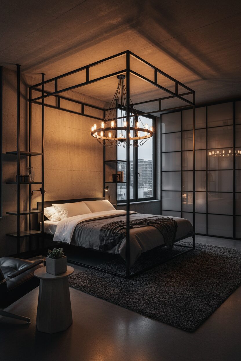 Sleek Black Metal Frames